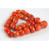 Vintage Chinese Dyed Bamboo Deep Sea Coral