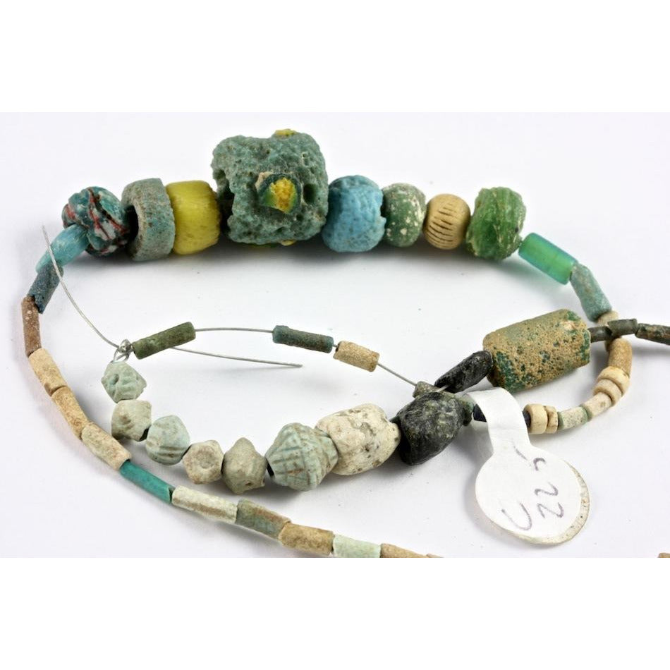 Ancient Iranian and Egyptian Faience and Glass Beads 