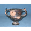 Egypt, ancient ceramic cup with two handles, blackened red ware