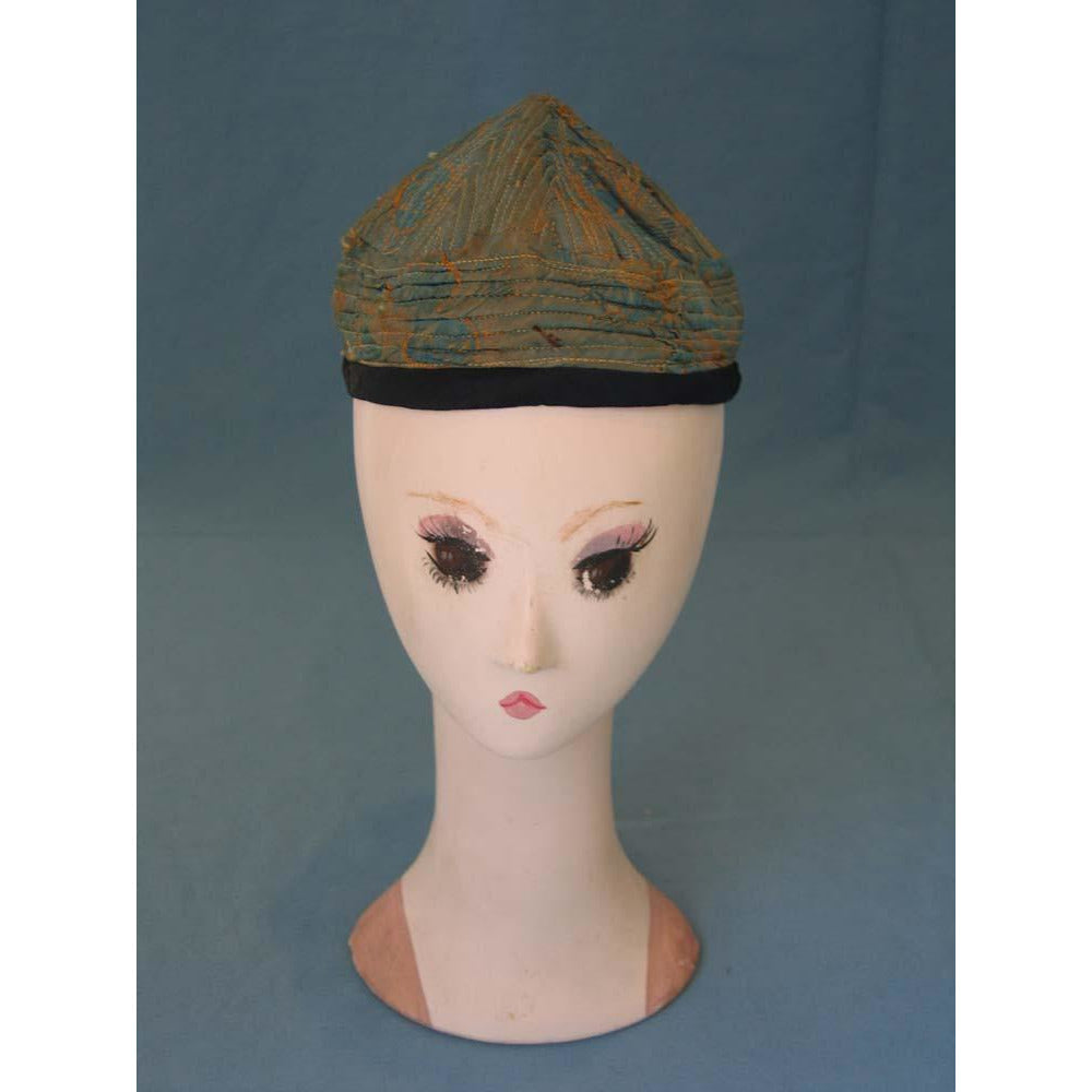 Nomadic Afghani Silk Hat - Rita Okrent Collection (AA054)