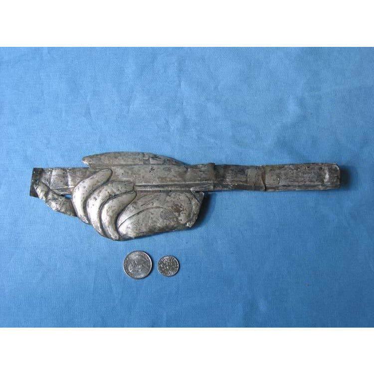 Very Large Old Silver Hand Ex-Voto Milagro Amulet, Italy - COL070