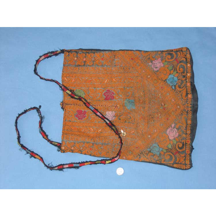 Embroidered Bedouin purse, Egypt 