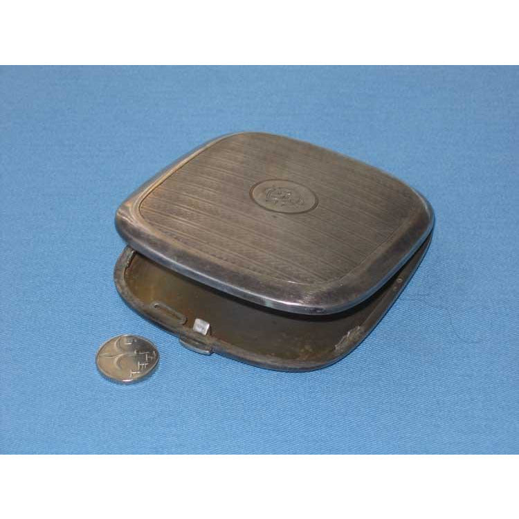 Antique silver cigarette case