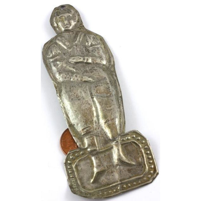 Old Silver Ex-Voto Figure, Italy 