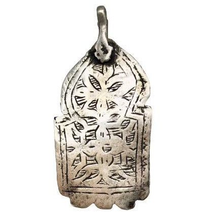 Berber Silver Louha Talisman Amulet, Morocco - Rita Okrent Collection (NP040)