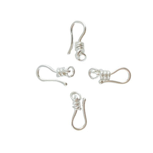 Custom Order Rita Okrent Collection Rita Hook-and-Eye Clasps in Sterling Silver and Gold-Over-Sterling in 18mm, 22mm and 26mm Sizes is