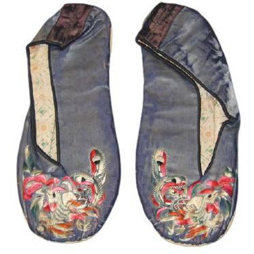 Traditional Chinese Slippers, Antique, China - Rita Okrent Collection (AA020)