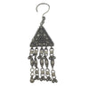 Triangular Bedouin Silver Headdress Ornament with Five Dangles, Yemen - Rita Okrent Collection (P809b)