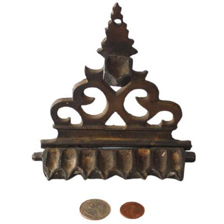 Vintage Brass Menorah, 20th century - Rita Okrent Collection (J067)