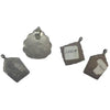 Group of 4 Silver Pendants with Islamic Inscriptions and Decoration - Rita Okrent Collection (P782)