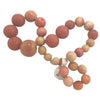 Vintage Dyed Mixed Orange Round Glass Beads - Rita Okrent Collection (ANT197c)