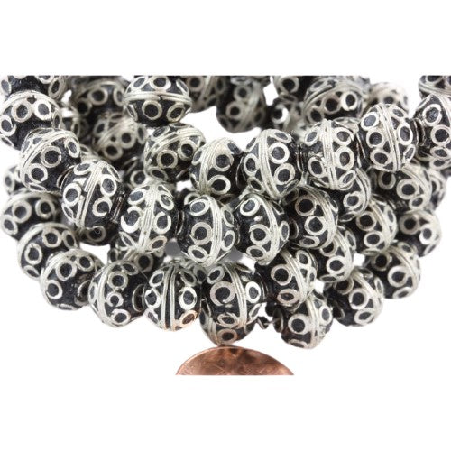 Berber Silver Eye Beads, Morocco -  Rita Okrent Collection (NP003)