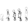 Custom Order Rita Okrent Collection Rita Hook-and-Eye Clasps in Sterling Silver and Gold-Over-Sterling in 18mm, 22mm and 26mm Sizes is