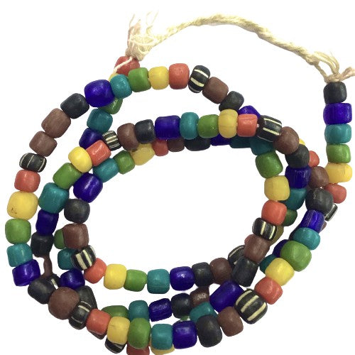 Indonesian Multicolor Glass Beads from the African Trade - Rita Okrent Collection (NP047)