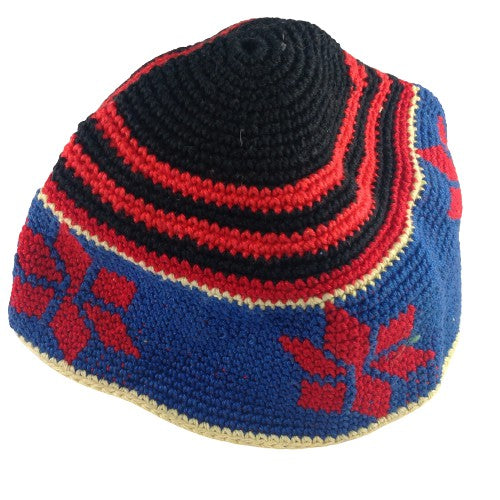 Colorful Woven Afghani Hat - Rita Okrent Collection (AA053)