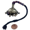 Palestinian Bedouin Veil Temporal or Dangle with Cabachons - Rita Okrent Collection (P702)