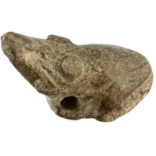 Pre-Columbian Stone Frog Pendant, Peru - Rita Okrent Collection (AN113a)