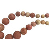 Vintage Dyed Mixed Orange Round Glass Beads - Rita Okrent Collection (ANT197c)