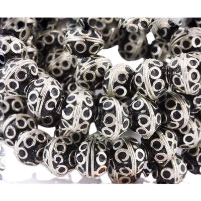 Berber Silver Eye Beads, Morocco -  Rita Okrent Collection (NP003)