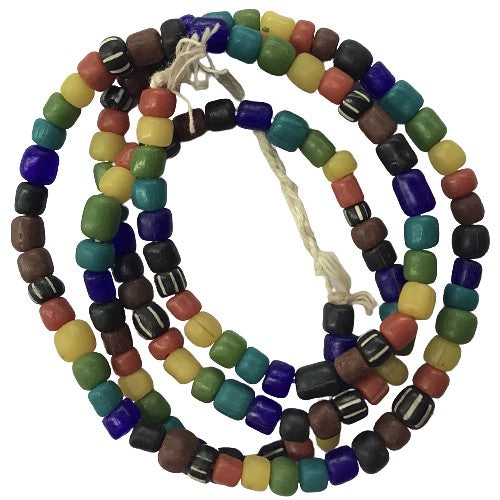 Indonesian Multicolor Glass Beads from the African Trade - Rita Okrent Collection (NP047)