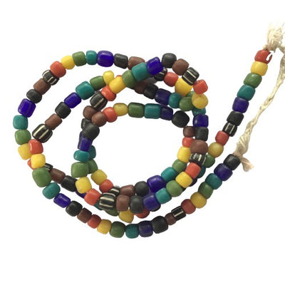 Indonesian Multicolor Glass Beads from the African Trade - Rita Okrent Collection (NP047)