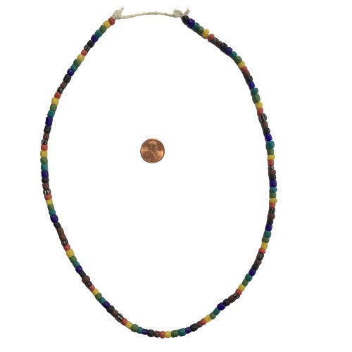 Indonesian Multicolor Glass Beads from the African Trade - Rita Okrent Collection (NP047)