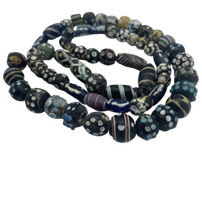 Antique Venetian Glass Bead Mix Strand, from the African Trade - Rita Okrent Collection (AT0944)