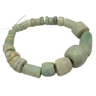 Short Strands of Antique Amazonite Beads from Mauritania - Rita Okrent Collection (S438)