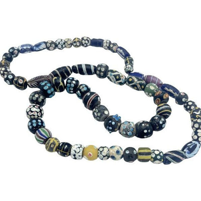 Antique Venetian Glass Bead Mix Strand, from the African Trade - Rita Okrent Collection (AT0944)