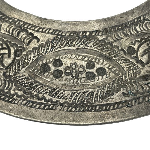 Engraved Silver Crescent-Shaped Fibulae, Tunisia, Sold Separately - Rita Okrent Collection (C265)