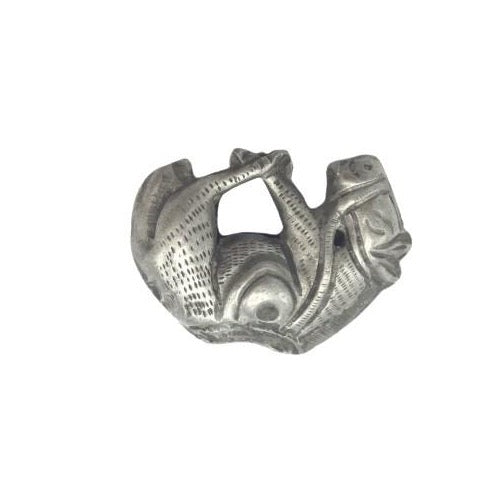 Antique Chinese Silver Donkey Amulet, Qing Dynasty - Rita Okrent Collection (P864)