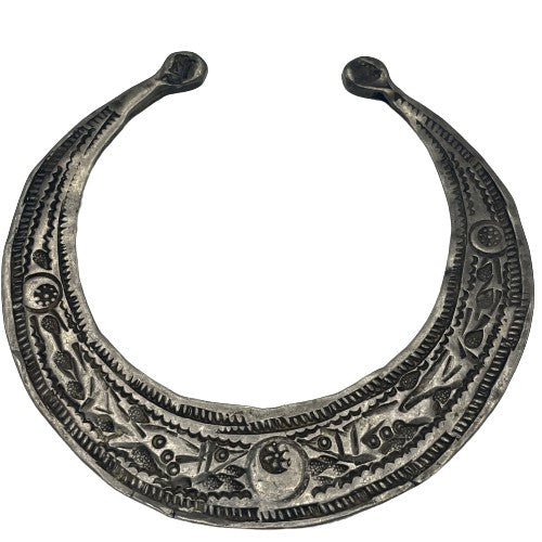 Engraved Silver Crescent-Shaped Fibulae, Tunisia, Sold Separately - Rita Okrent Collection (C265)