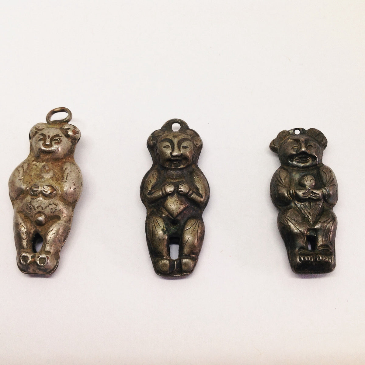 Antique Traditional Chinese Baby Boy Fertility and Protective Amulets, Qing Dynasty - Rita Okrent Collection (P605)