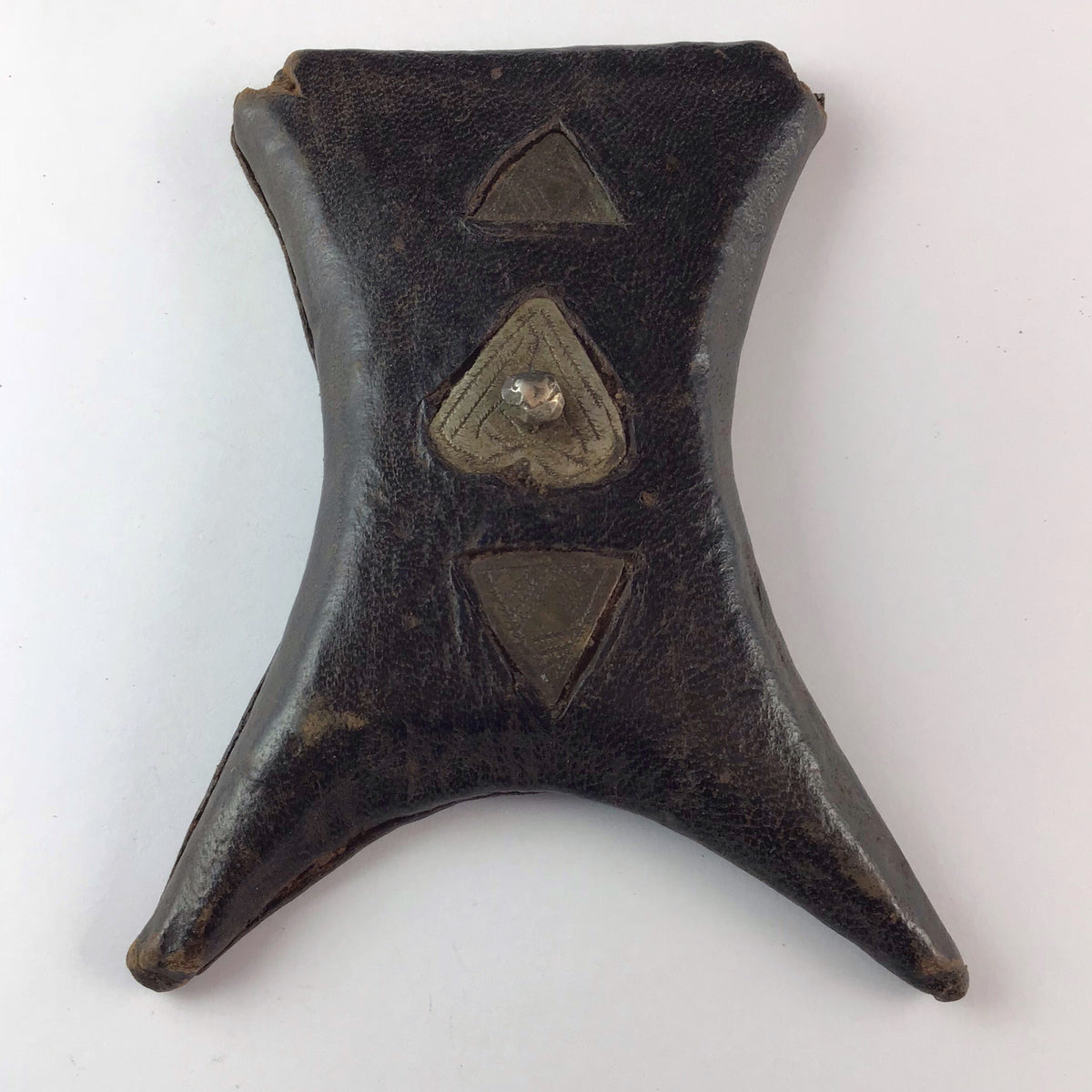 Antique Tuareg Tcherot Leather Amulet, Mauritania - Rita Okrent Collection (P642f)