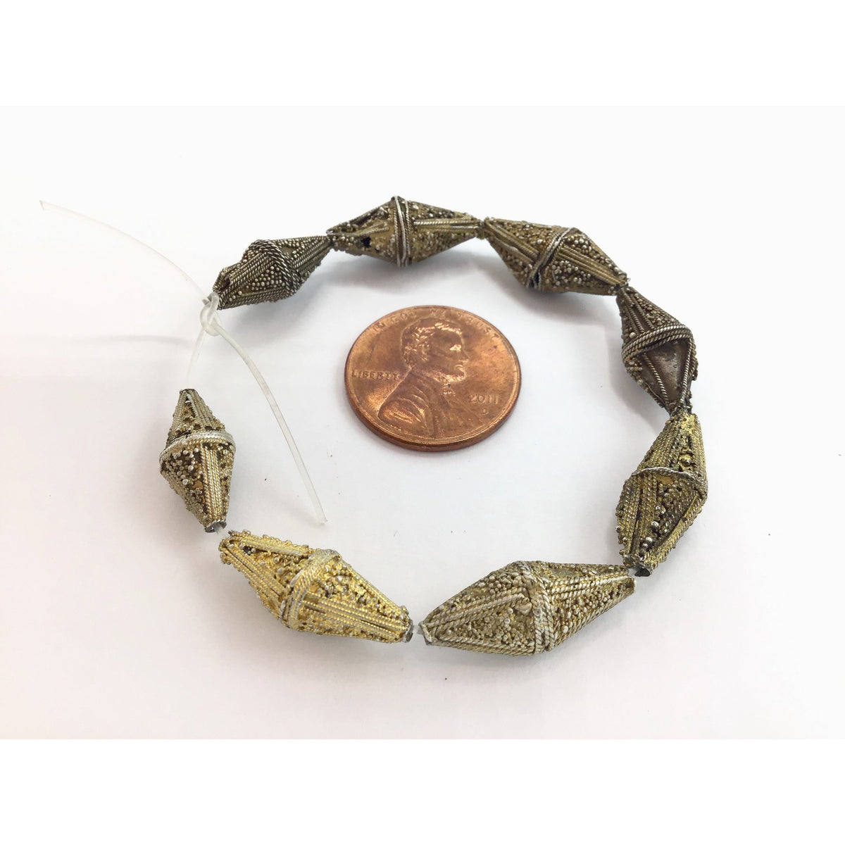 Short Strands of Antique Granulated Bicone Beads, from Mauritania - Rita Okrent Collection (C462jk)