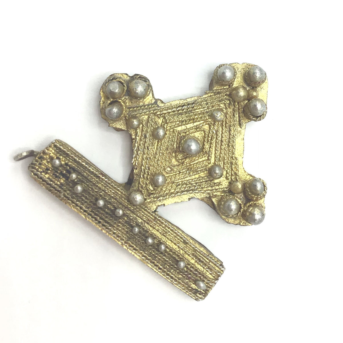 Large Gilded Silver Southern Cross Pendant from Mauritania - Rita Okrent Collection (P544)