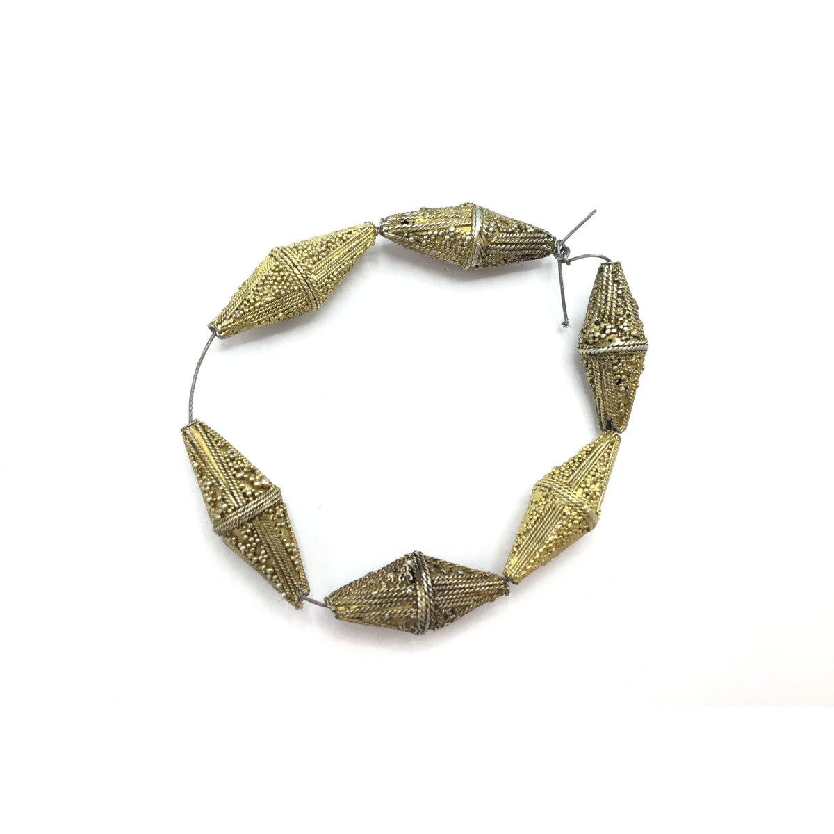 Short Strands of Antique Granulated Bicone Beads, from Mauritania - Rita Okrent Collection (C462jk)