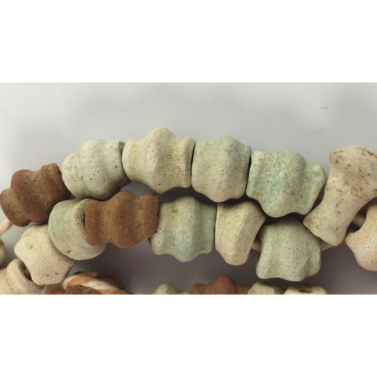 Ancient Iranian Faience Bead Strand with Large Ancient Melon Bead - Rita Okrent Collection (AN01)