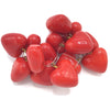 Group of 15 Red Matched Vintage Heart Pendants - Rita Okrent Collection (P337b)