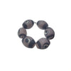 Strand of 6 Contemporary Ceramic Painted Eye Beads - Rita Okrent Collection (C326a)