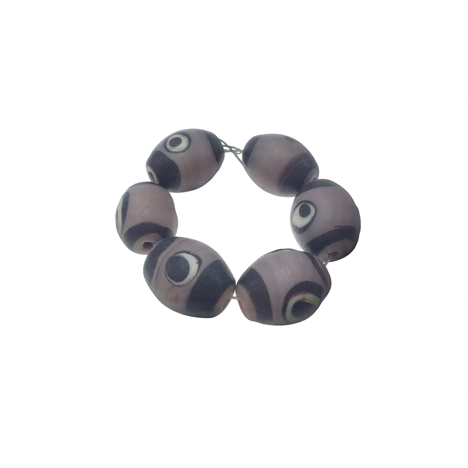 Sunku 39 [サンク] Star Beads Bracelet White Hearts Beads