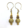 Mauritanian Gold Washed Gilded Silver Earrings - Rita Okrent Collection (E353)