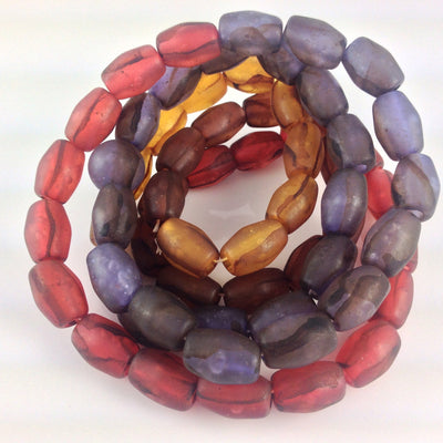 Vintage Plastic Foil Beads, Japan - Rita Okrent Collection (C215)