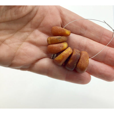 Short Strands of Baltic Amber from Mauritania, Sold Separately - Rita Okrent Collection (C561)