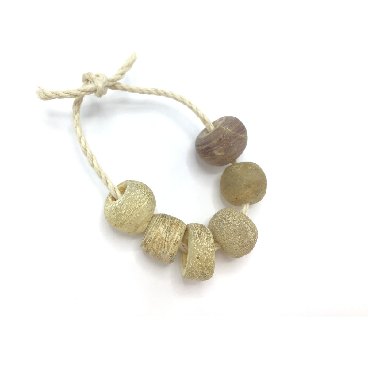 Group of 6 Dutch Moon Beads - Rita Okrent Collection (ANT330k)