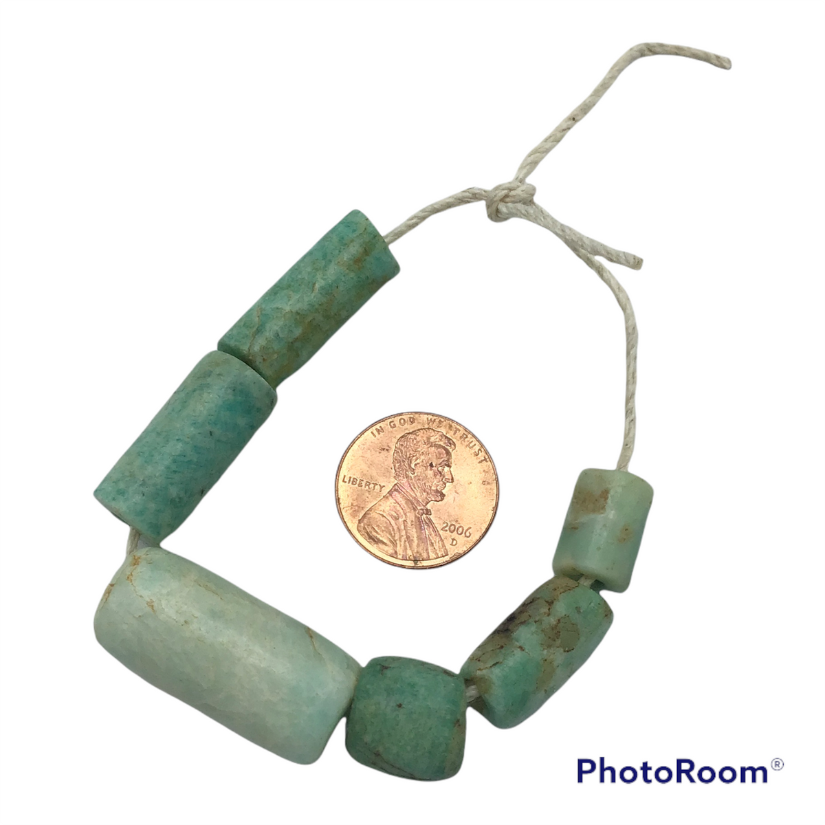 Choice of Short Strands of Antique Amazonite Beads from Mauritania - Rita Okrent Collection (S676)