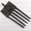Fabulous Large Vintage African Brass Hair Comb - P123