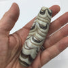 Large Striped Handmade Faux Stone Bead - Rita Okrent Collection (ANT550)