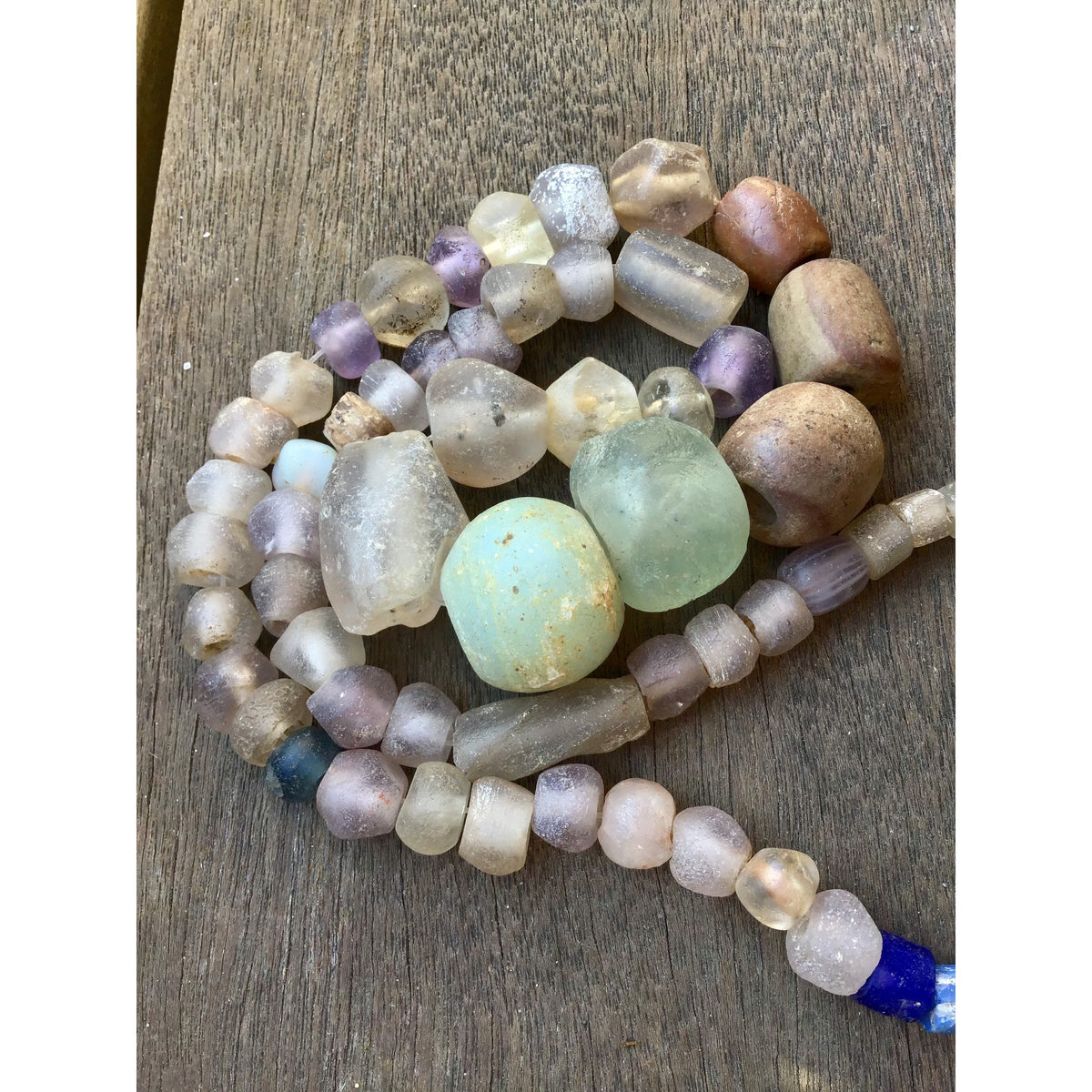 Mixed Strand Antique Dutch Faceted Glass Beads - Rita Okrent Collection (ANT307f)