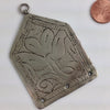 Vintage Siwa Oasis Coin Silver Etched Focal Pendant, Egypt - Rita Okrent Collection (P508)